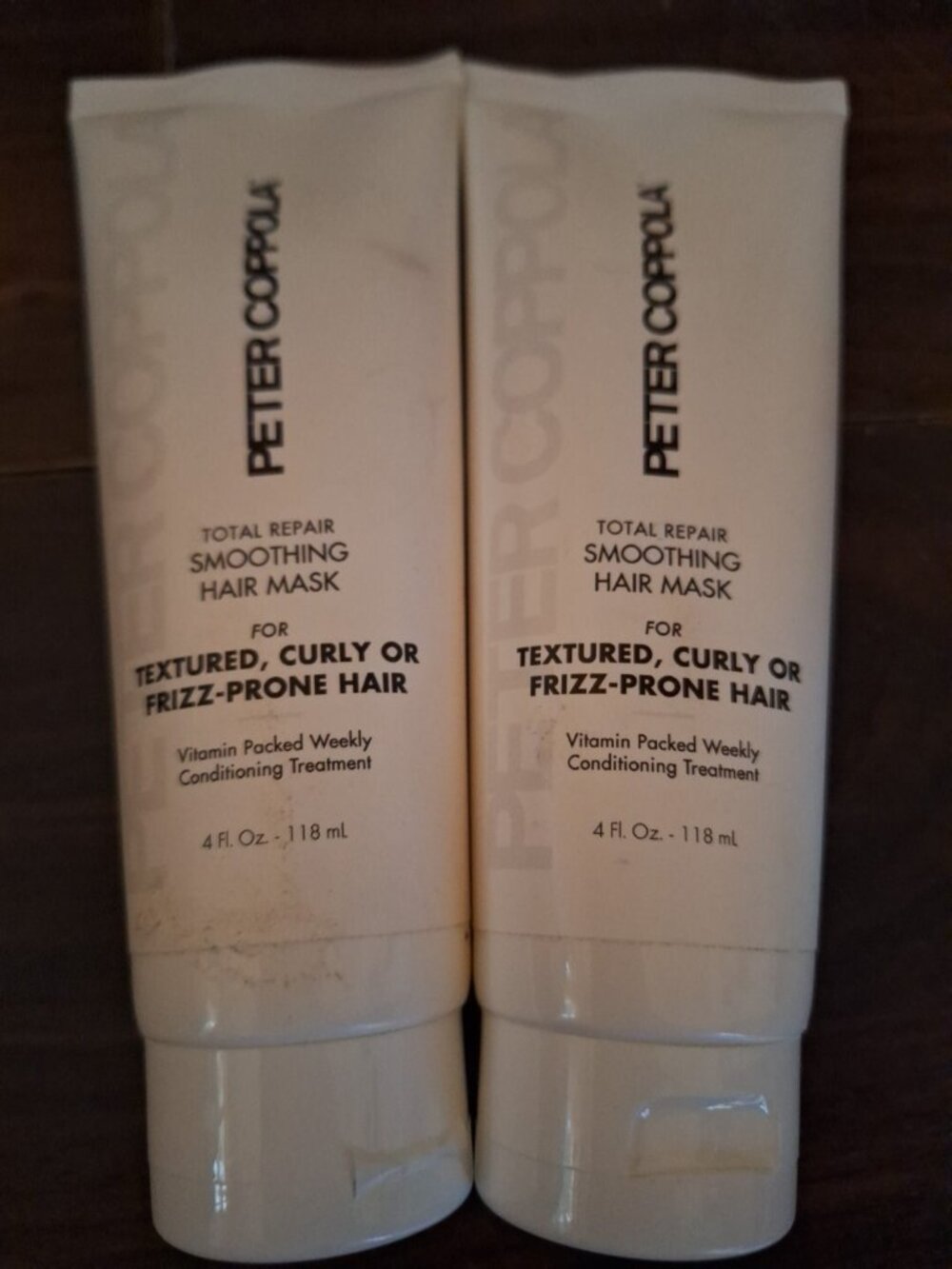 Peter Coppola Total Repair Smoothing Hair Mask - 4oz. Textured/Curly Hair-2 Pack